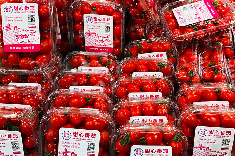 Fruits and vegetables packaging